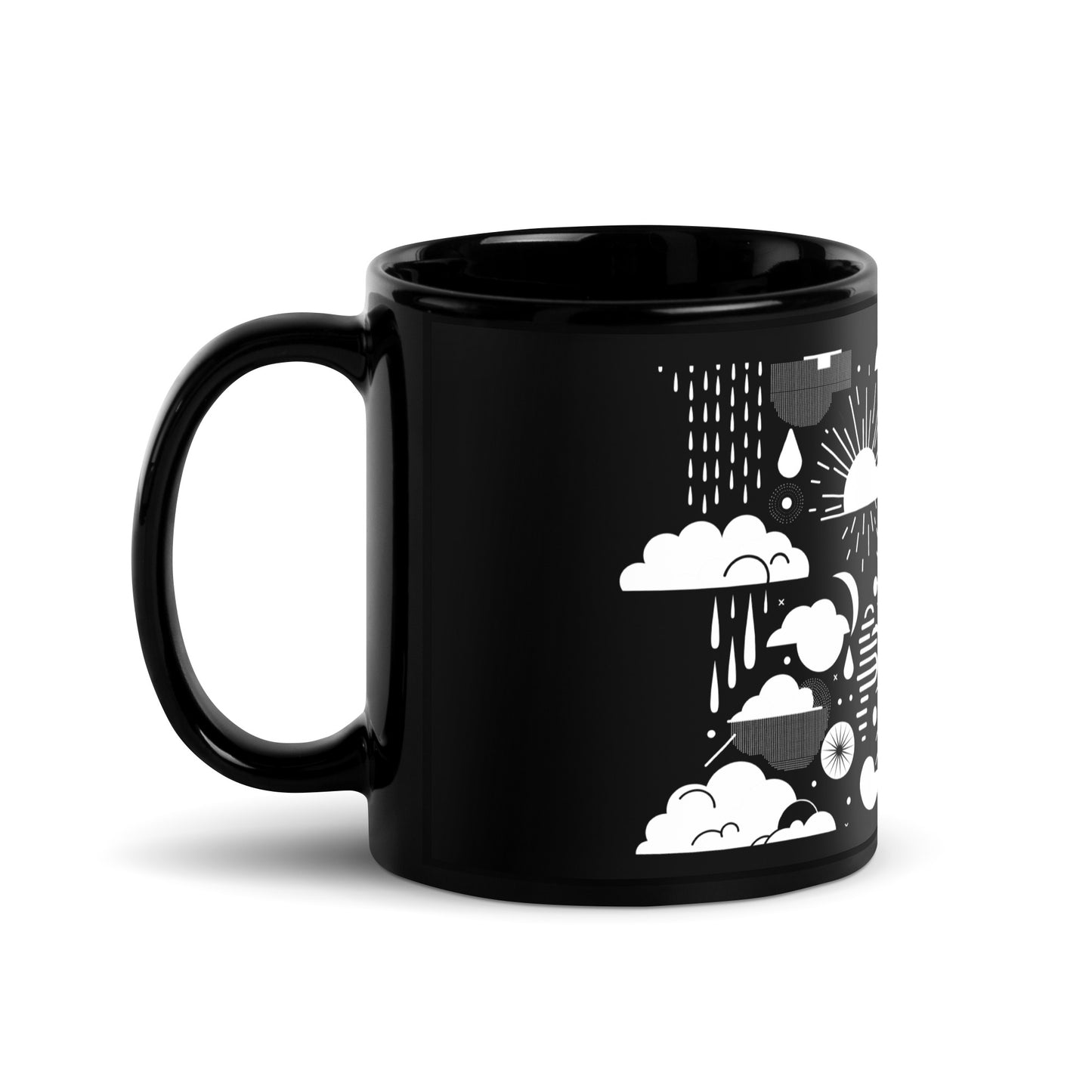 Black Glossy Mug