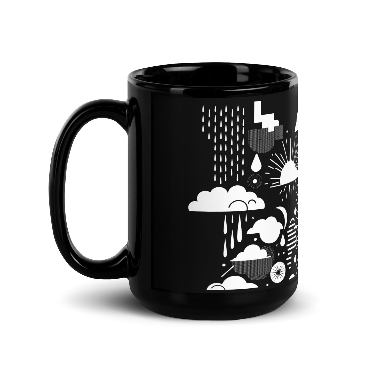 Black Glossy Mug