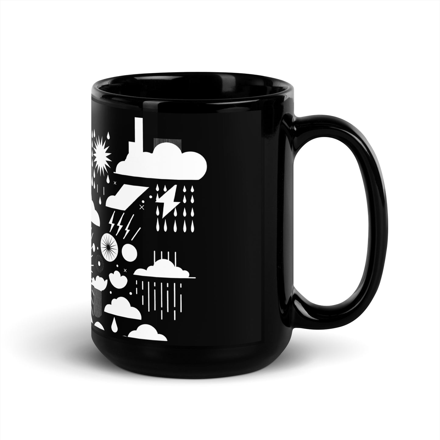 Black Glossy Mug