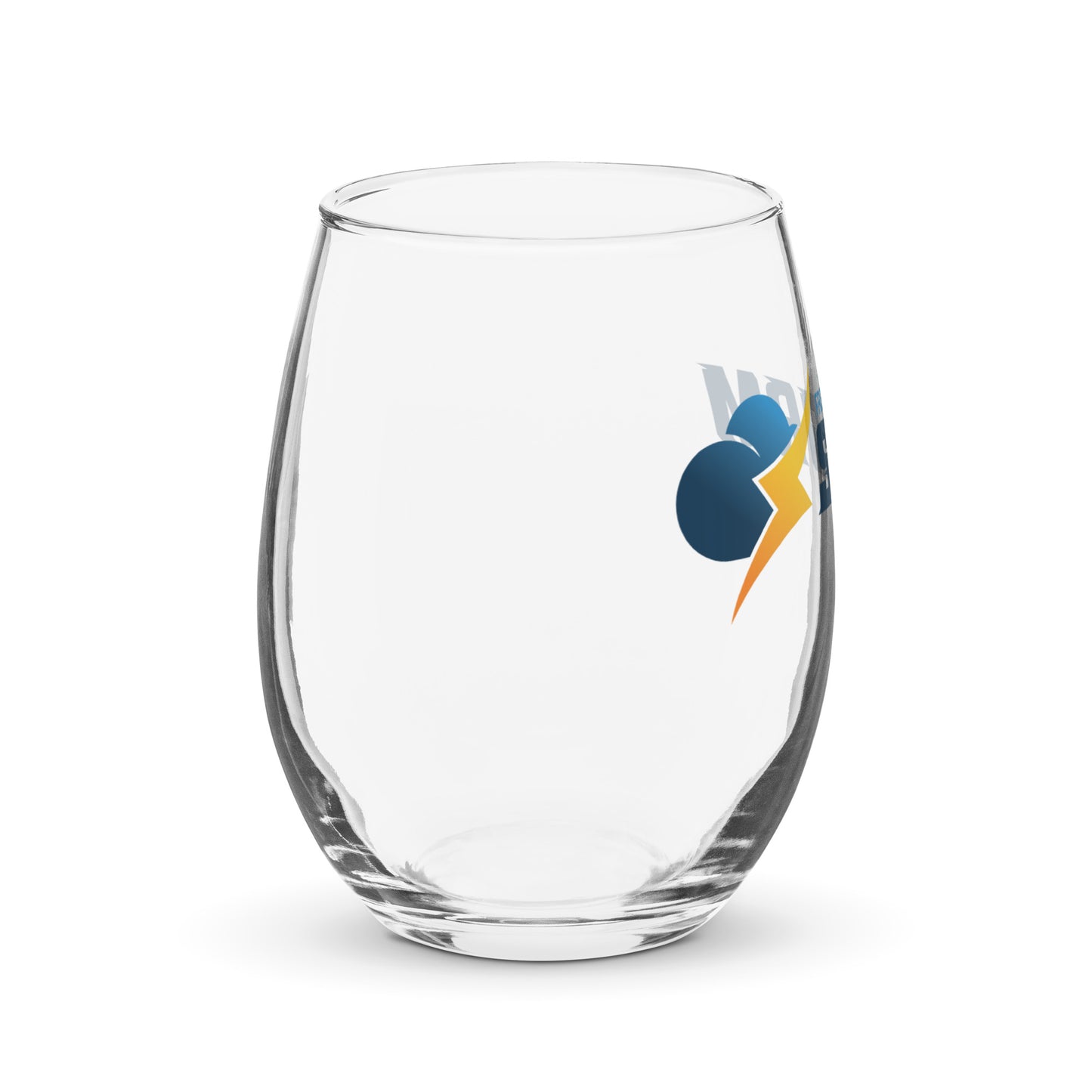 Stemless wine glass