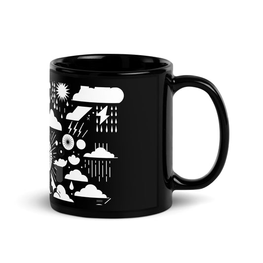 Black Glossy Mug